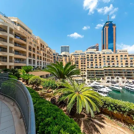 Luxury 3br Portomaso Sea & Marina View Apartman