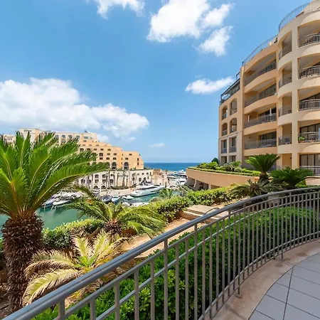 Luxury 3br Portomaso Sea & Marina View Apartman *