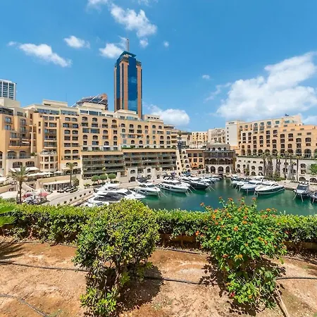 Apartman Luxury 3br Portomaso Sea & Marina View San Ġiljan
